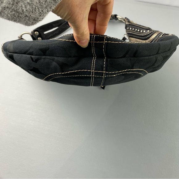 Coach Black and Gold Hobo Bag - Picture 7 of 10